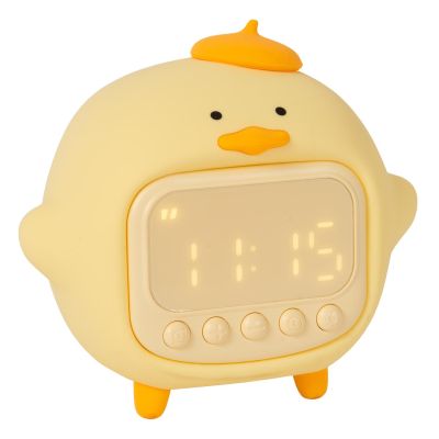 Lucide PINCHA DUCK - Rechargeable Night light Children - Battery pack- LED 3 StepDim - 1x1,5W 2100K - With music feature - Yellow